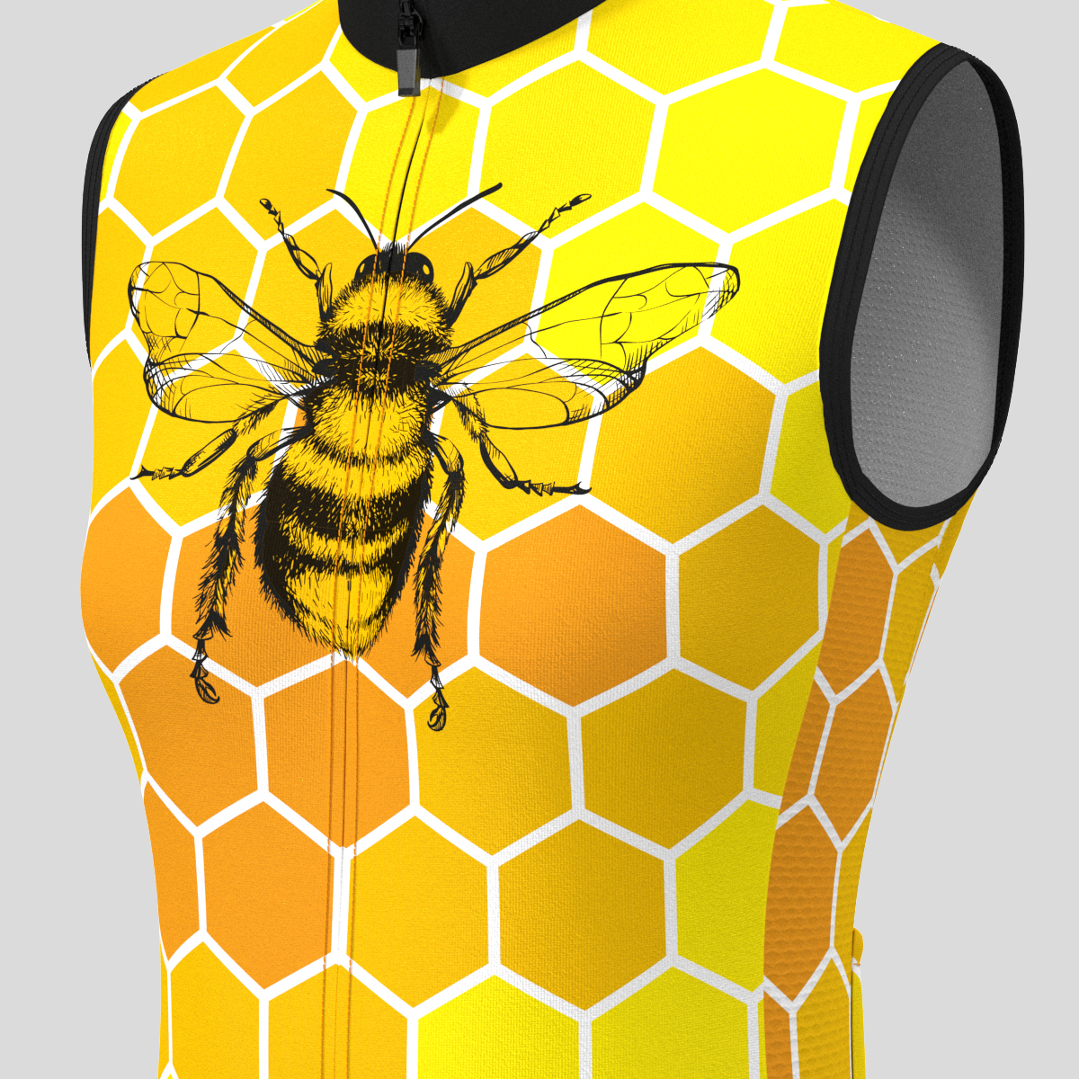 Women's Bee Sleeveless Cycling Jersey