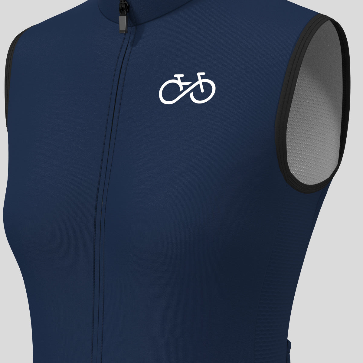 Women's Ride Forever Sleeveless Cycling Jersey - Navy