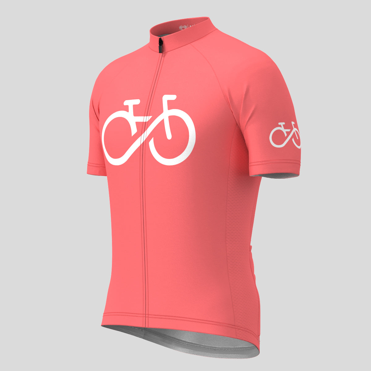 Bike Forever Men's Cycling Jersey -Guava