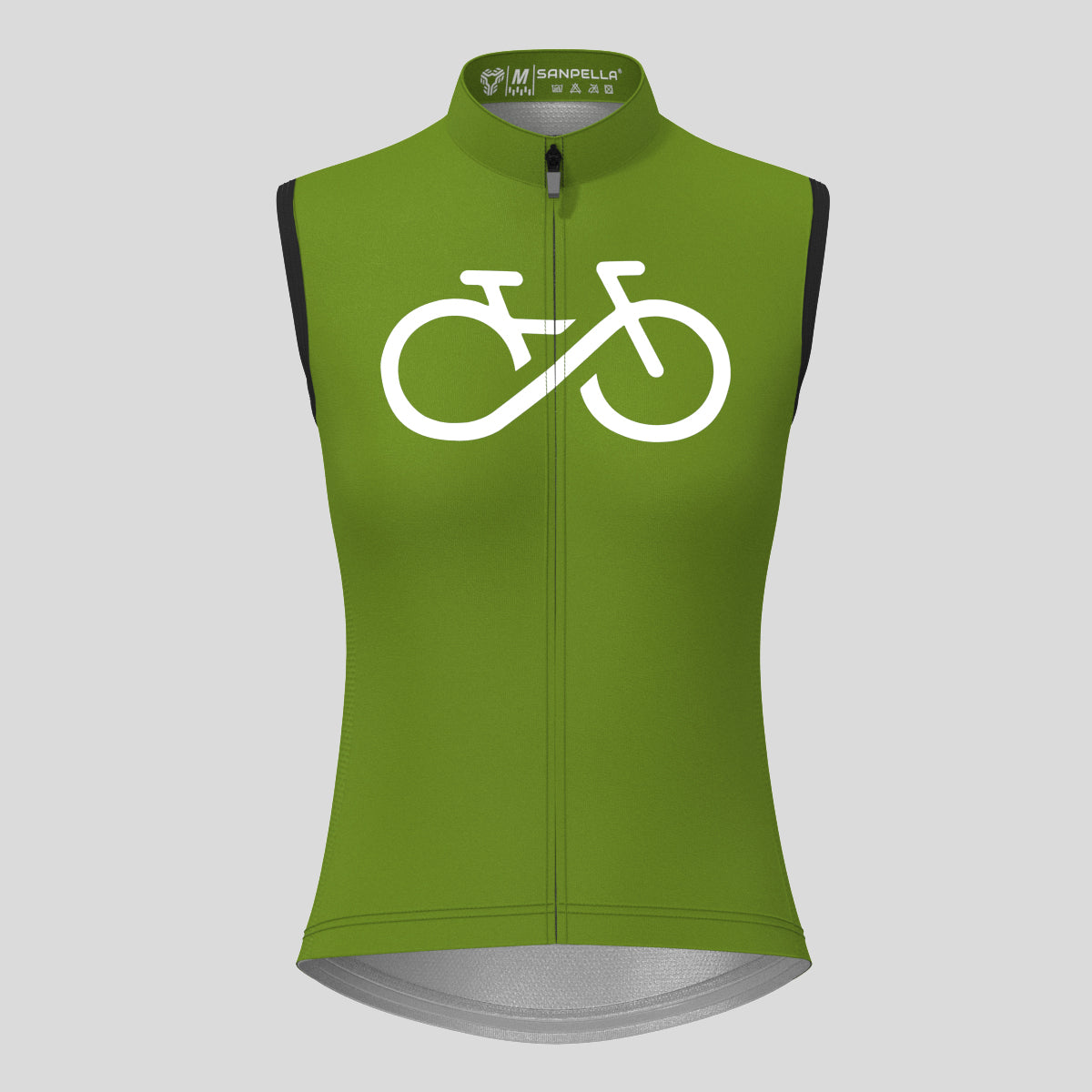 Women's Bike Forever Sleeveless Cycling Jersey - Forest