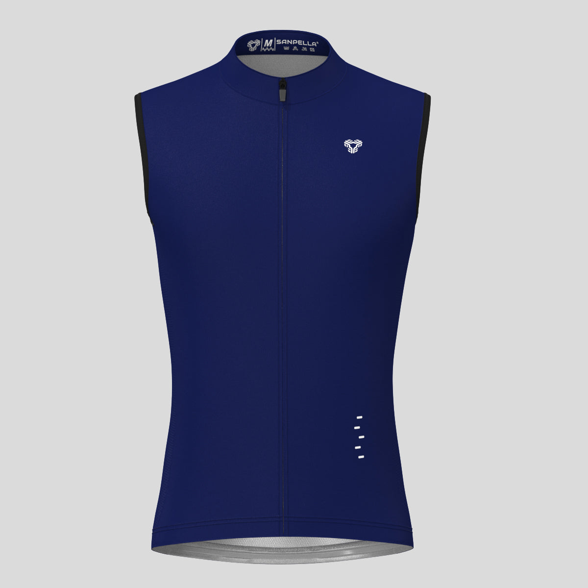 Men's Minimal Solid Sleeveless Cycling Jersey - Ink