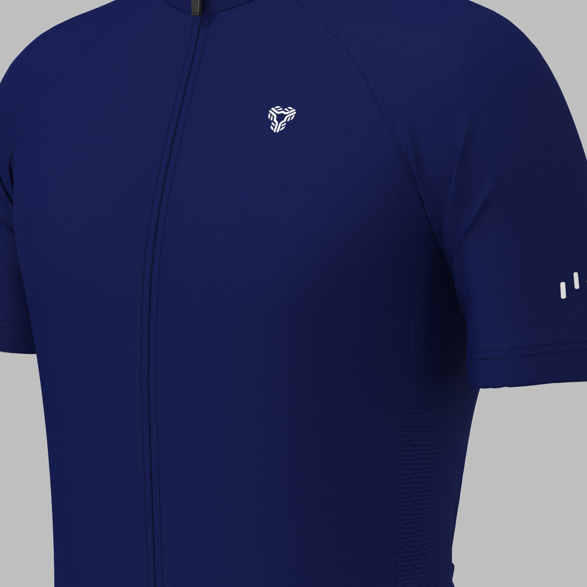 Men's Minimal Solid Cycling Jersey -ink