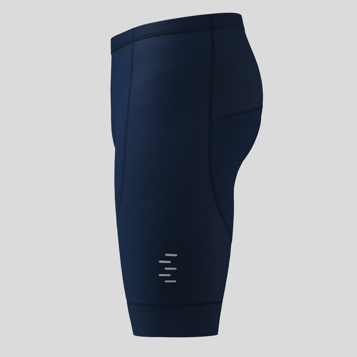Minimal Solid Men's Cycling Shorts - Navy