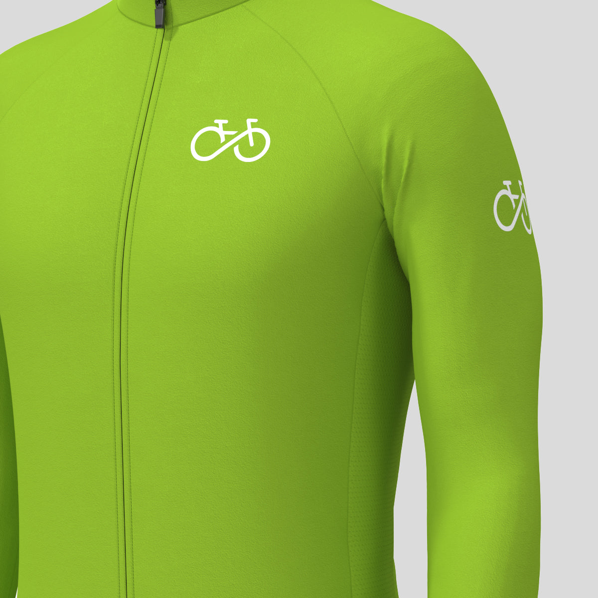 Men's Ride Forever LS Cycling Jersey - Wasabi