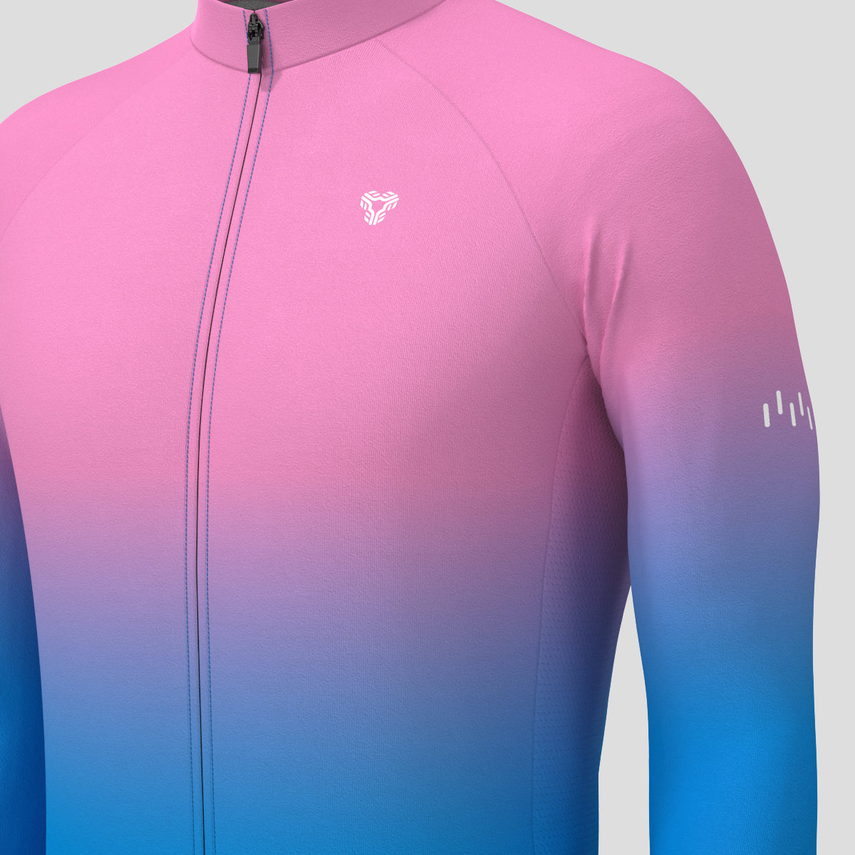 Men's Minimal Gradient LS Cycling Jersey - Sakura