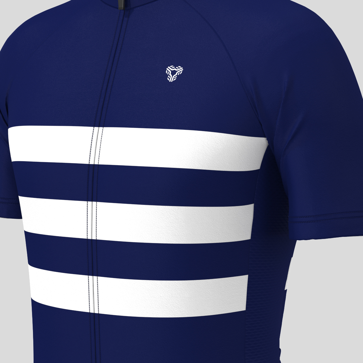 Men's Classic Stripes Cycling Jersey - Ink