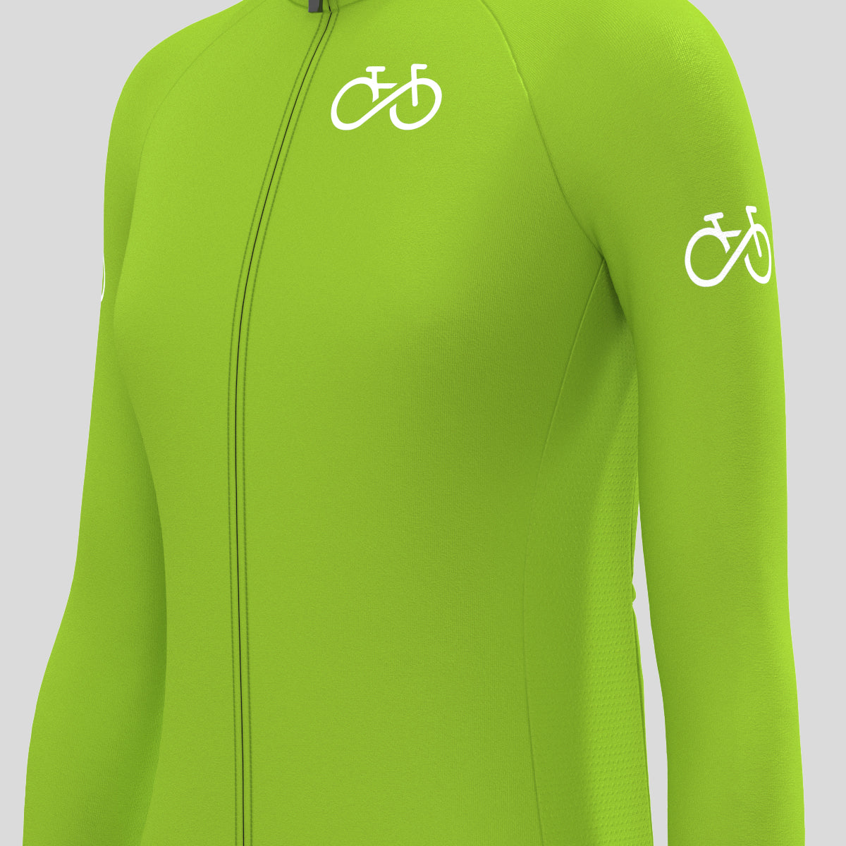 Ride Forever Women's LS Cycling Jersey - Wasabi