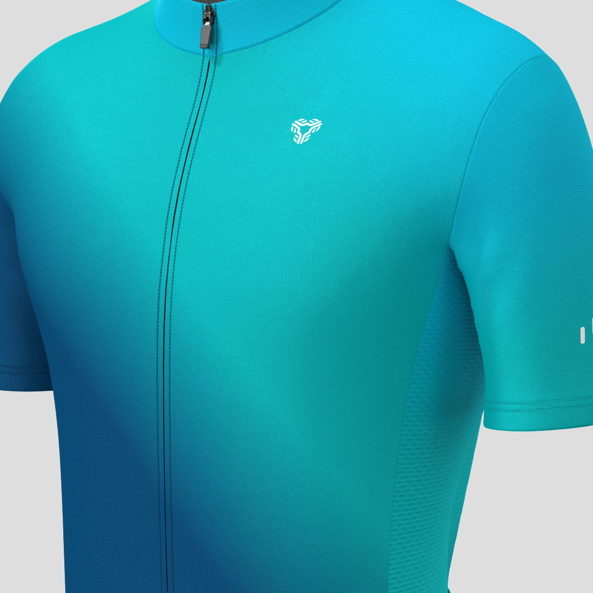Men's Minimal Fade Cycling Jersey - Atlantis