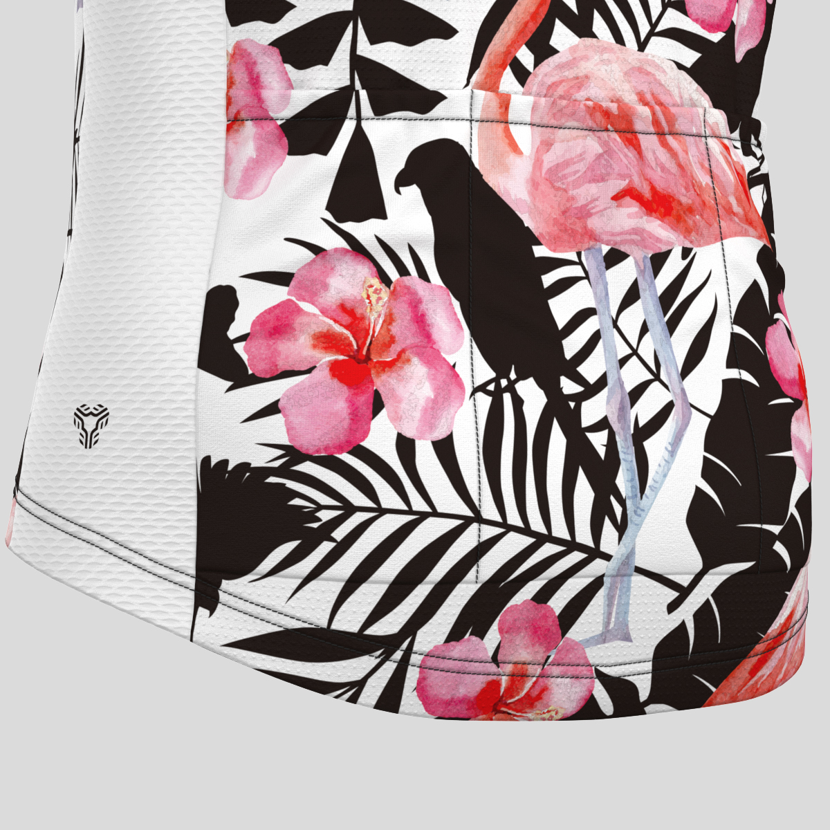 Tropic Plant Pink Flamingo Men's Cycling Jersey | Sanpella.cc
