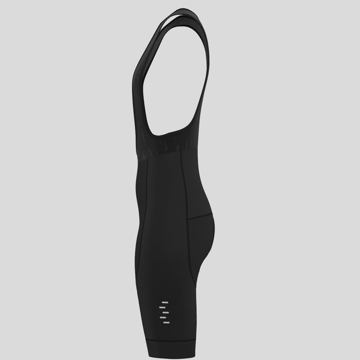 Minimal Solid Women's Bib Shorts - Black