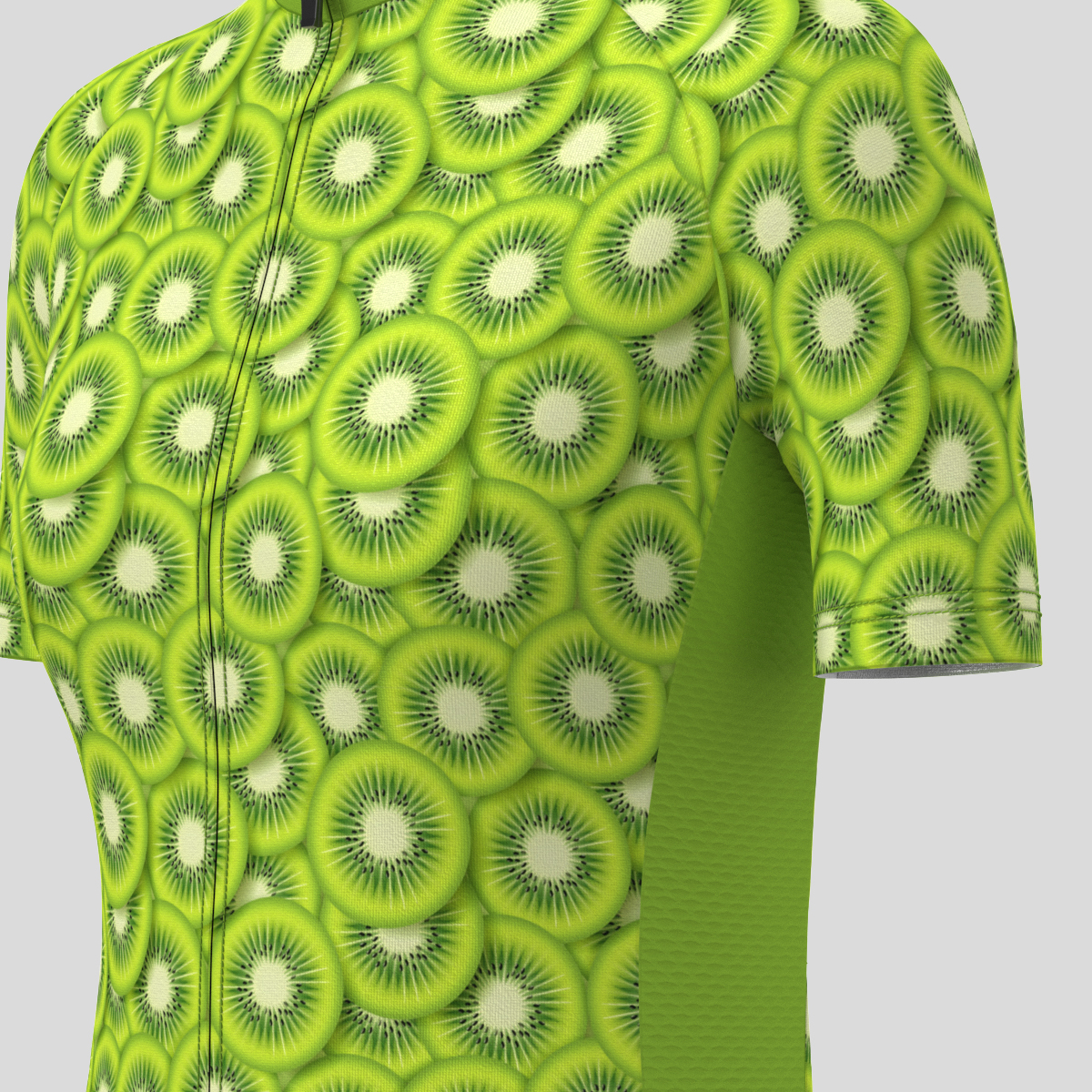Sliced Kiwi Print Women's Cycling Jersey