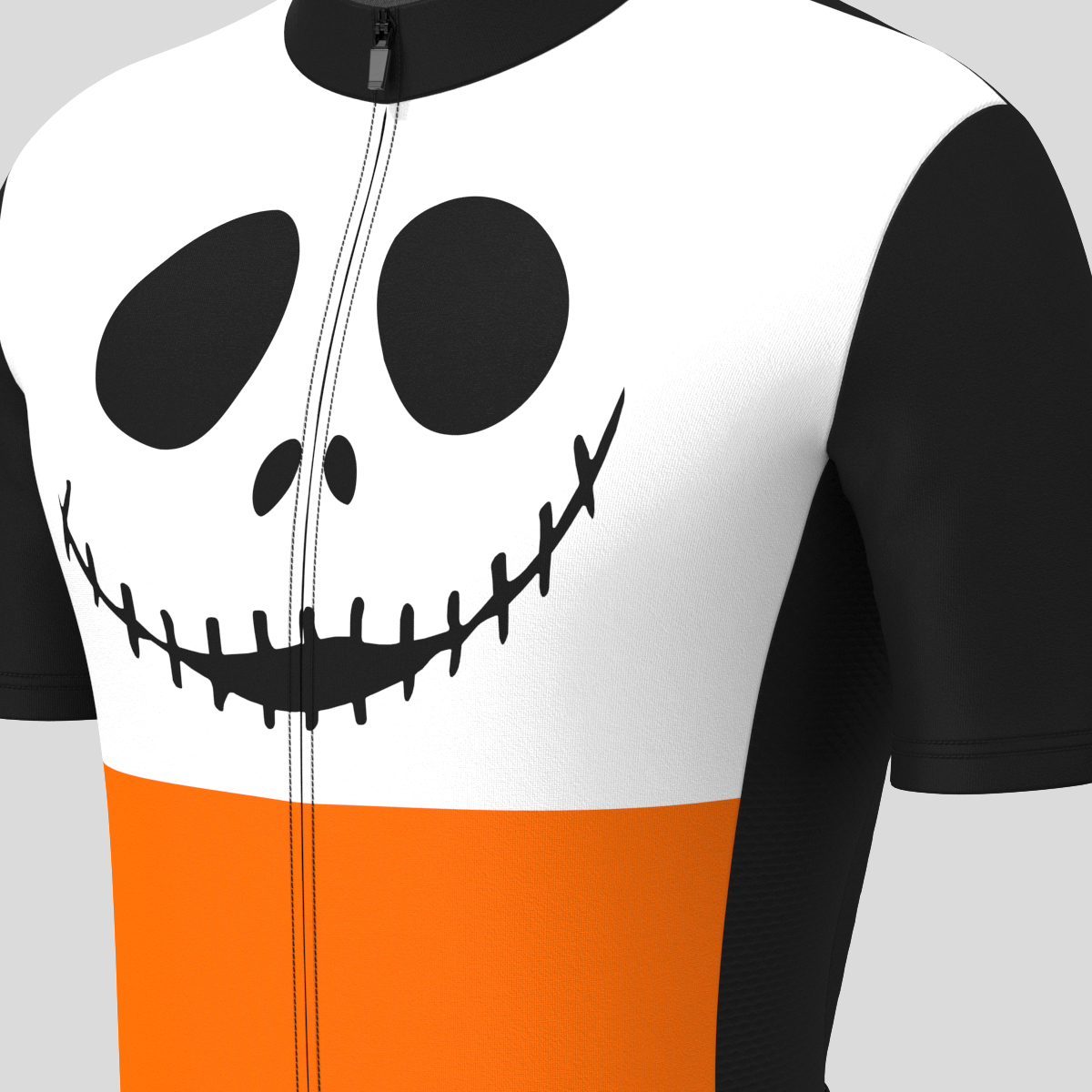 Men's Halloween Jack Face Cycling Jersey