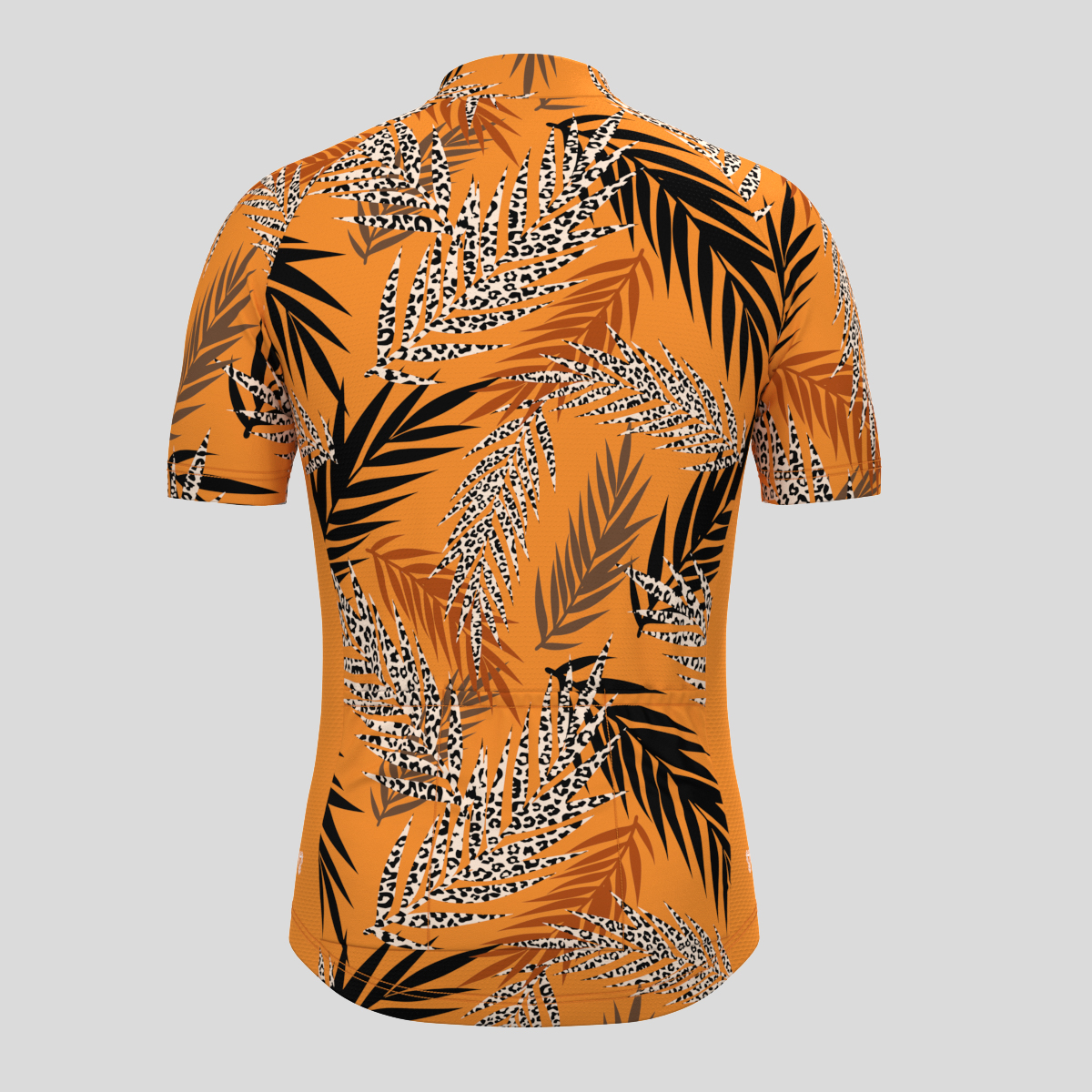 Tropical Exotic Leaves Leopard Men's Cycling Jersey