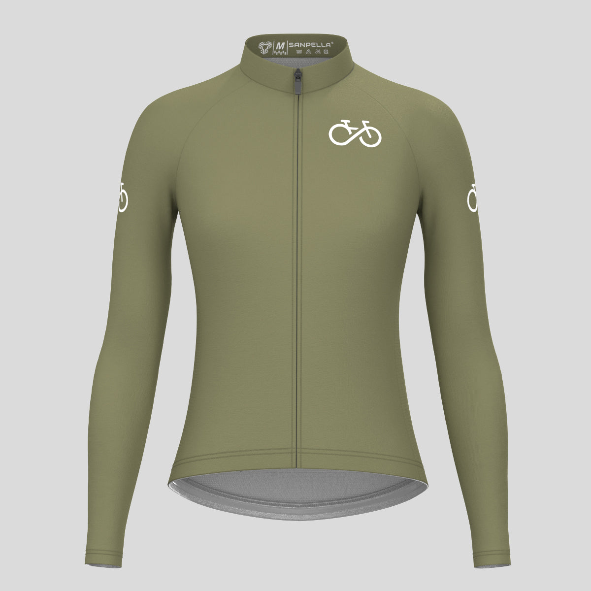 Ride Forever Women's LS Cycling Jersey - Olive