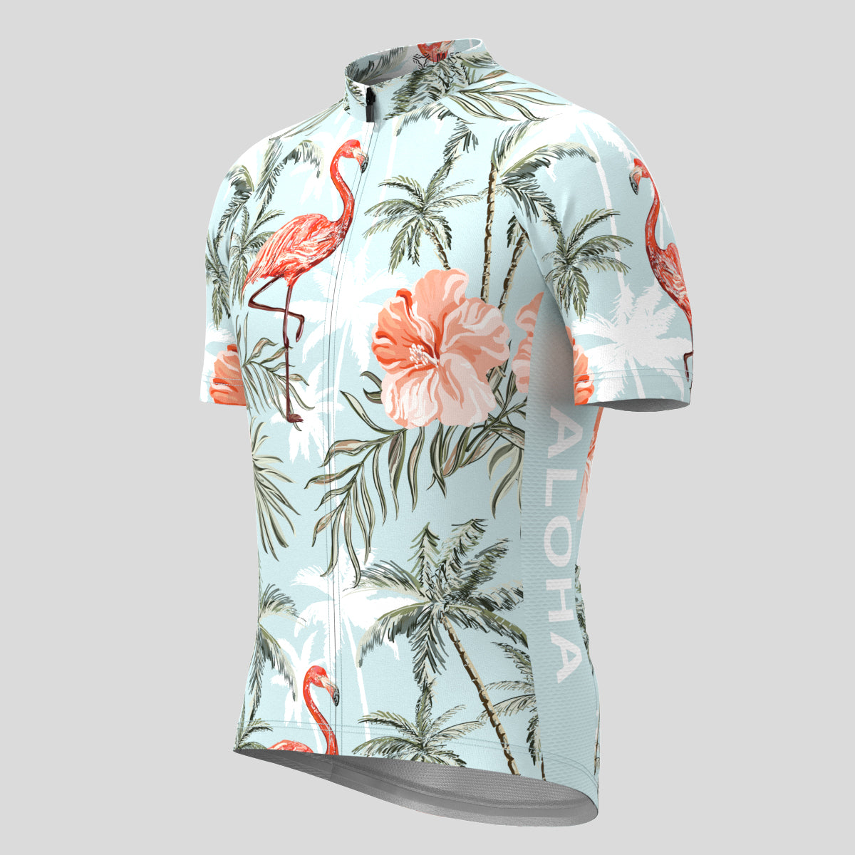 hawaiian print cycling jersey