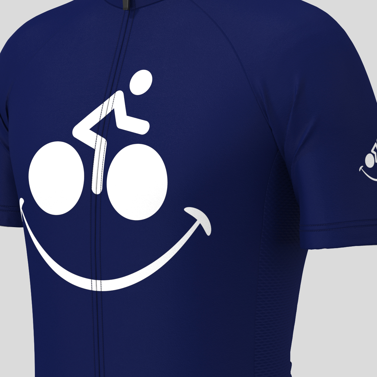 Bike Smile Men's Cycling Jersey - Ink