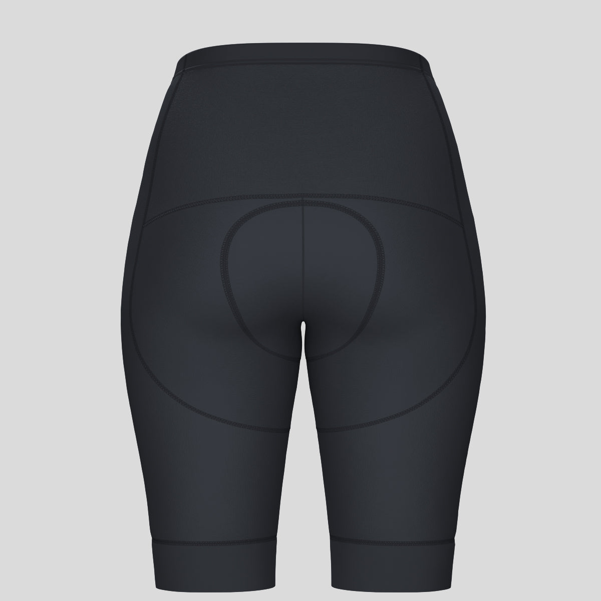 Minimal Solid Women's Cycling Shorts - Graphite