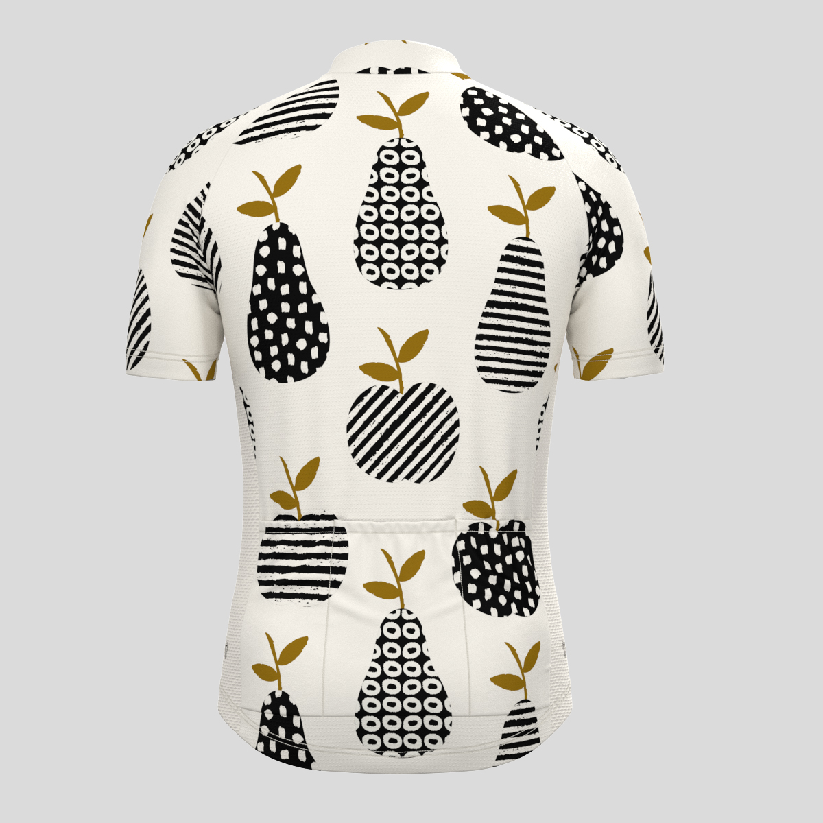 Hand drawn Fruits Men's Cycling Jersey 