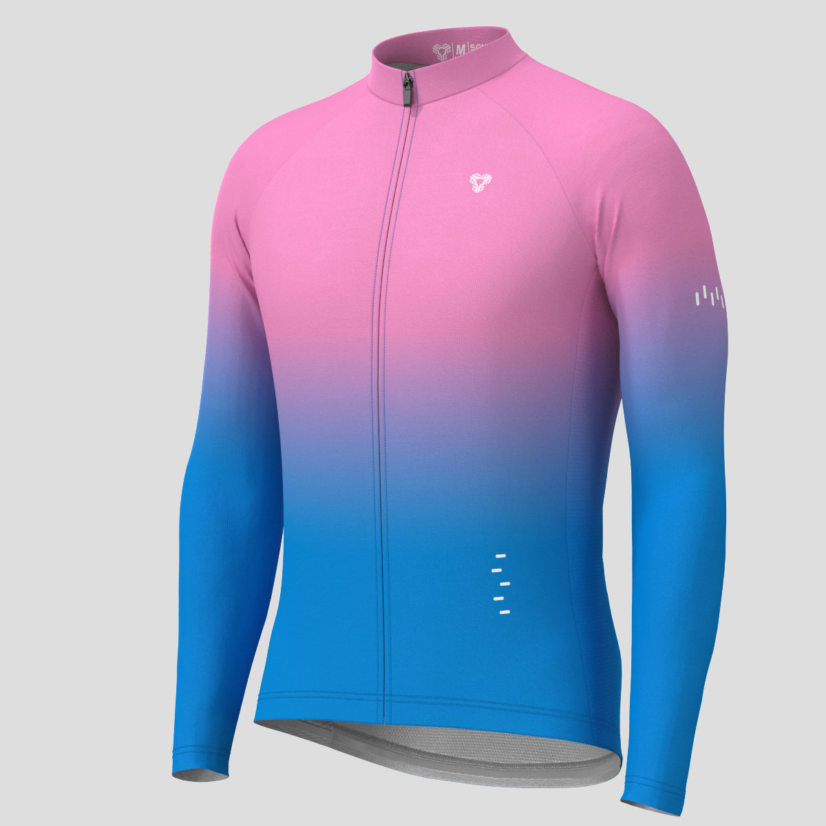 Men's Minimal Gradient LS Cycling Jersey - Sakura