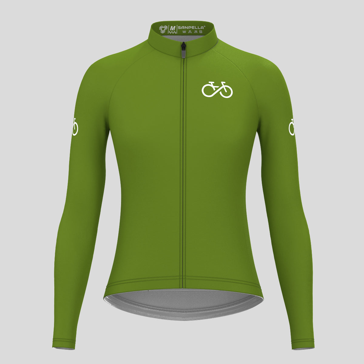 Ride Forever Women's LS Cycling Jersey - Forest