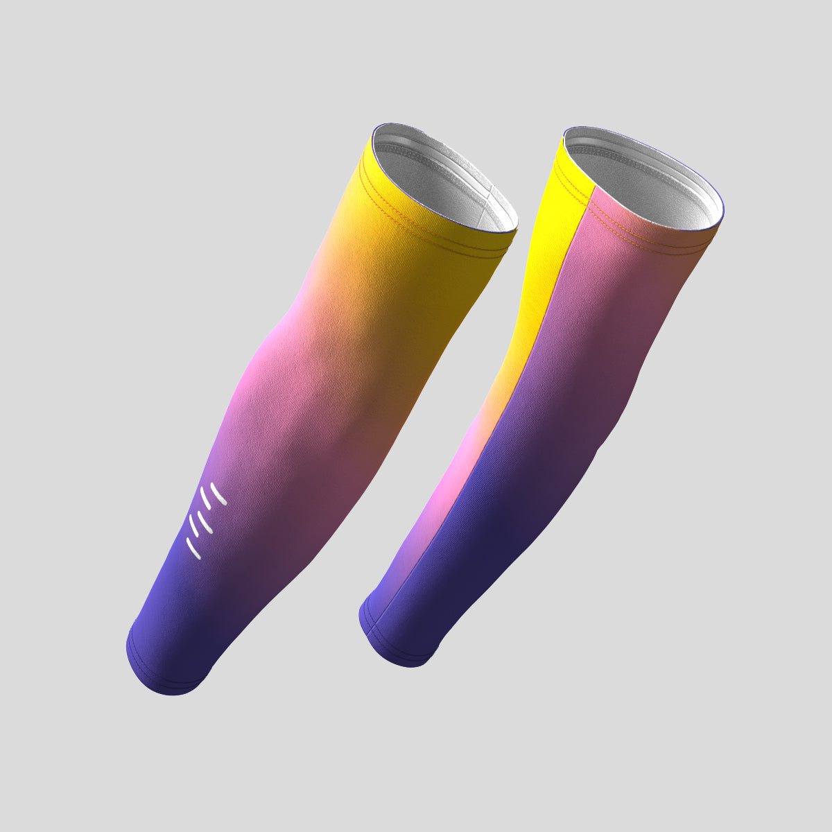 Men's Minimal Fade Arm Warmer - Orange