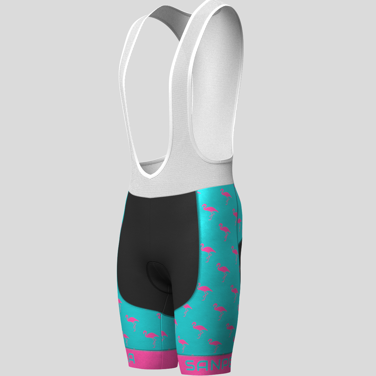 Flamingo Men's Cycling Kit - Pink/Blue