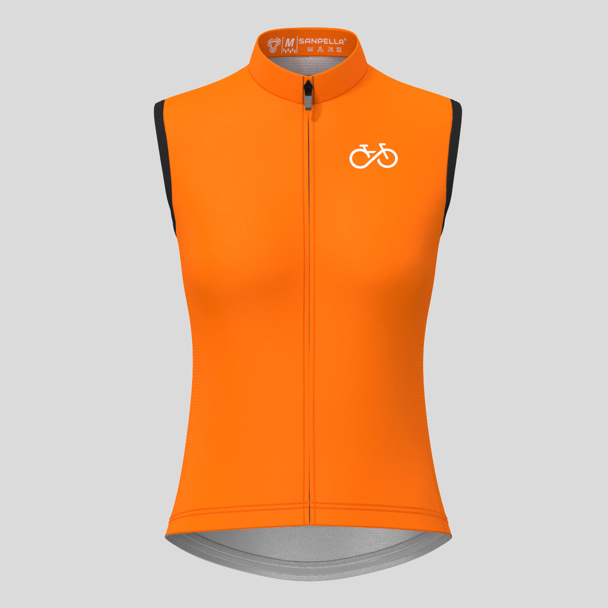 Women's Ride Forever Sleeveless Cycling Jersey - Orange