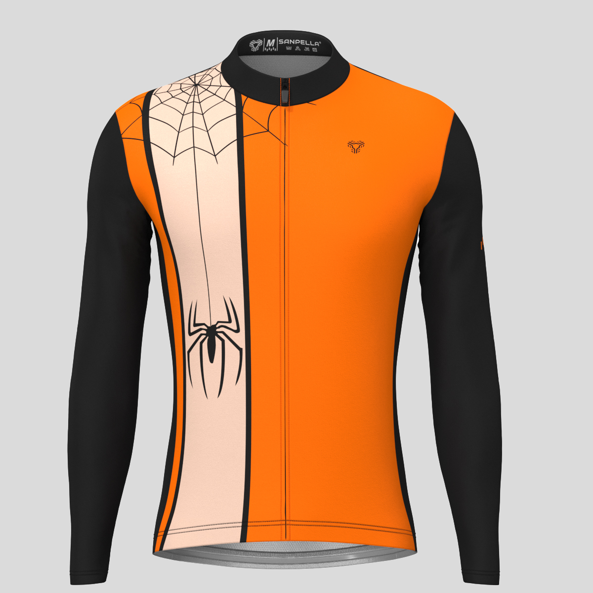 Men's Halloween Spider LS Cycling Jersey