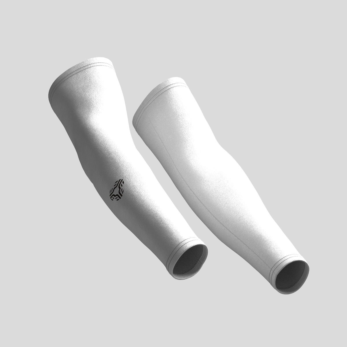 Men's Minimal Solid Arm Warmer - White