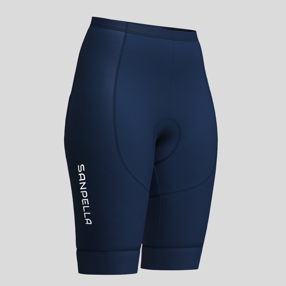 Minimal Solid Women's Cycling Shorts - Navy
