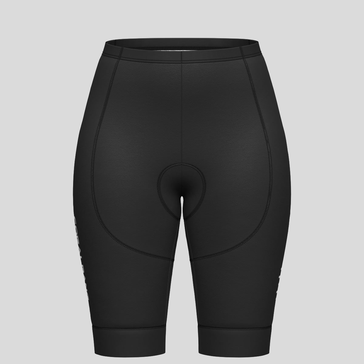 Minimal Solid Women's Cycling Shorts - Black