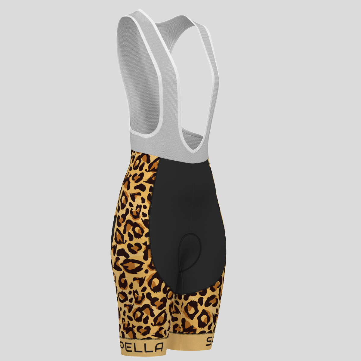 Leopard Print Women's Cycling Kit -  Brown