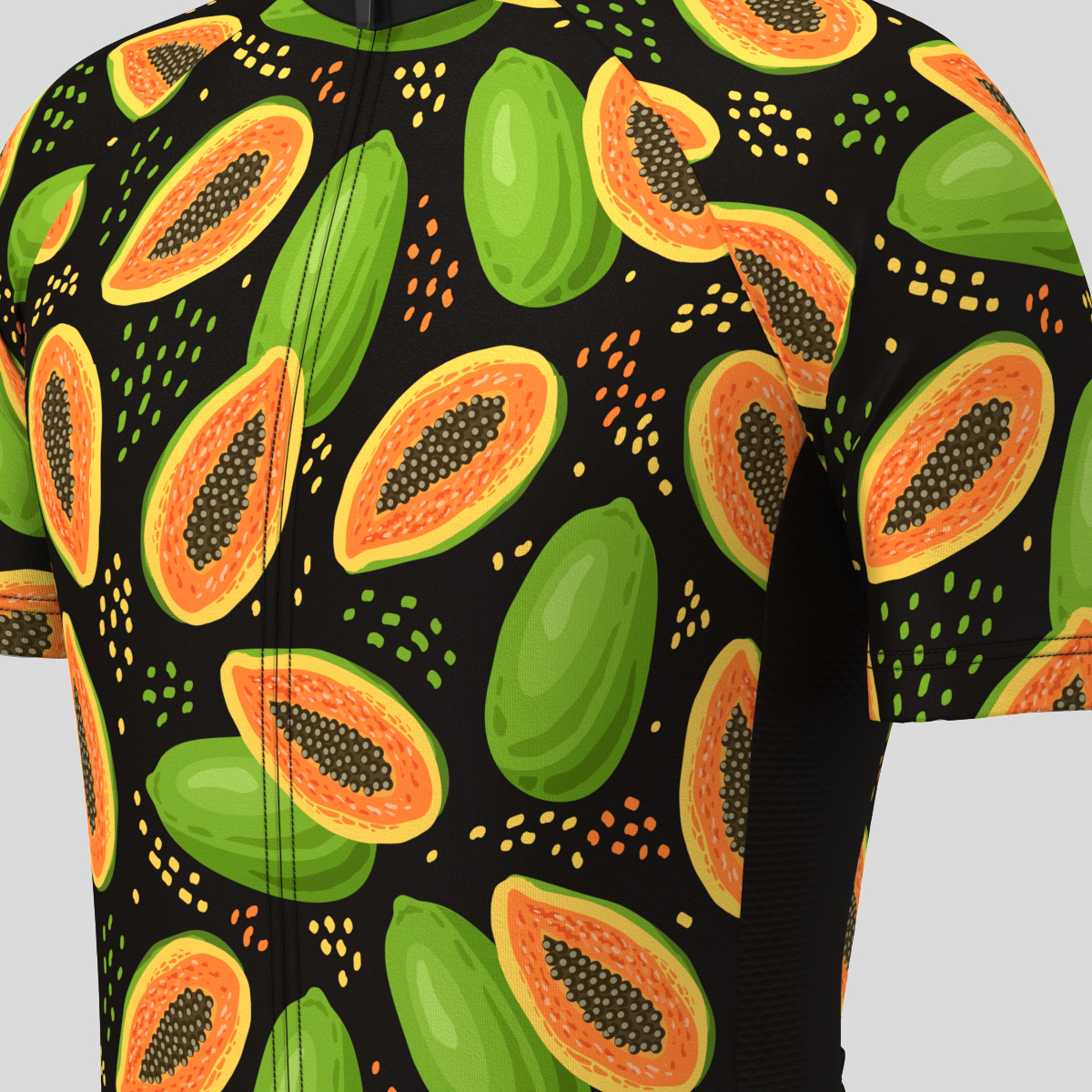 Papaya Tropical Fruit Men's Cycling Jersey