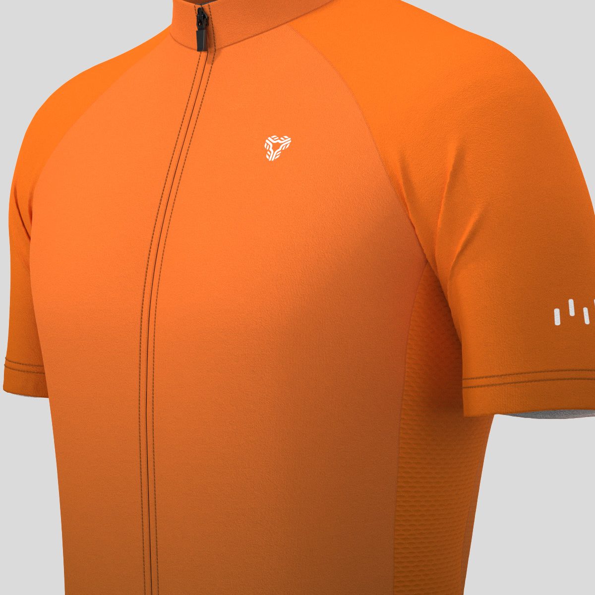 Men's Minimal Gradient Cycling Jersey - Orange