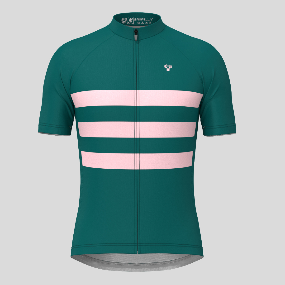 Men's Classic Stripes Cycling Jersey - Midnight/Pink