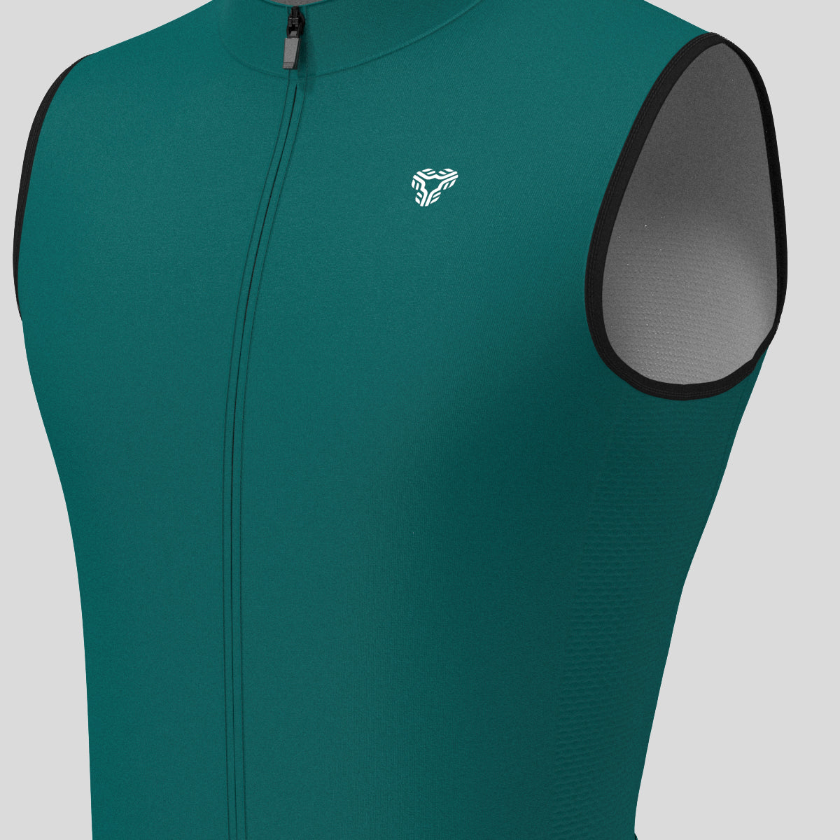 Men's Minimal Solid Sleeveless Cycling Jersey - Midnight