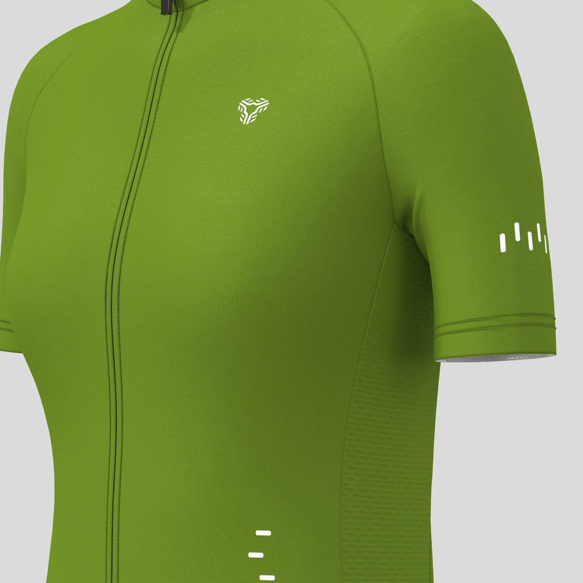 Minimal Solid Women's Cycling Jersey - Forest