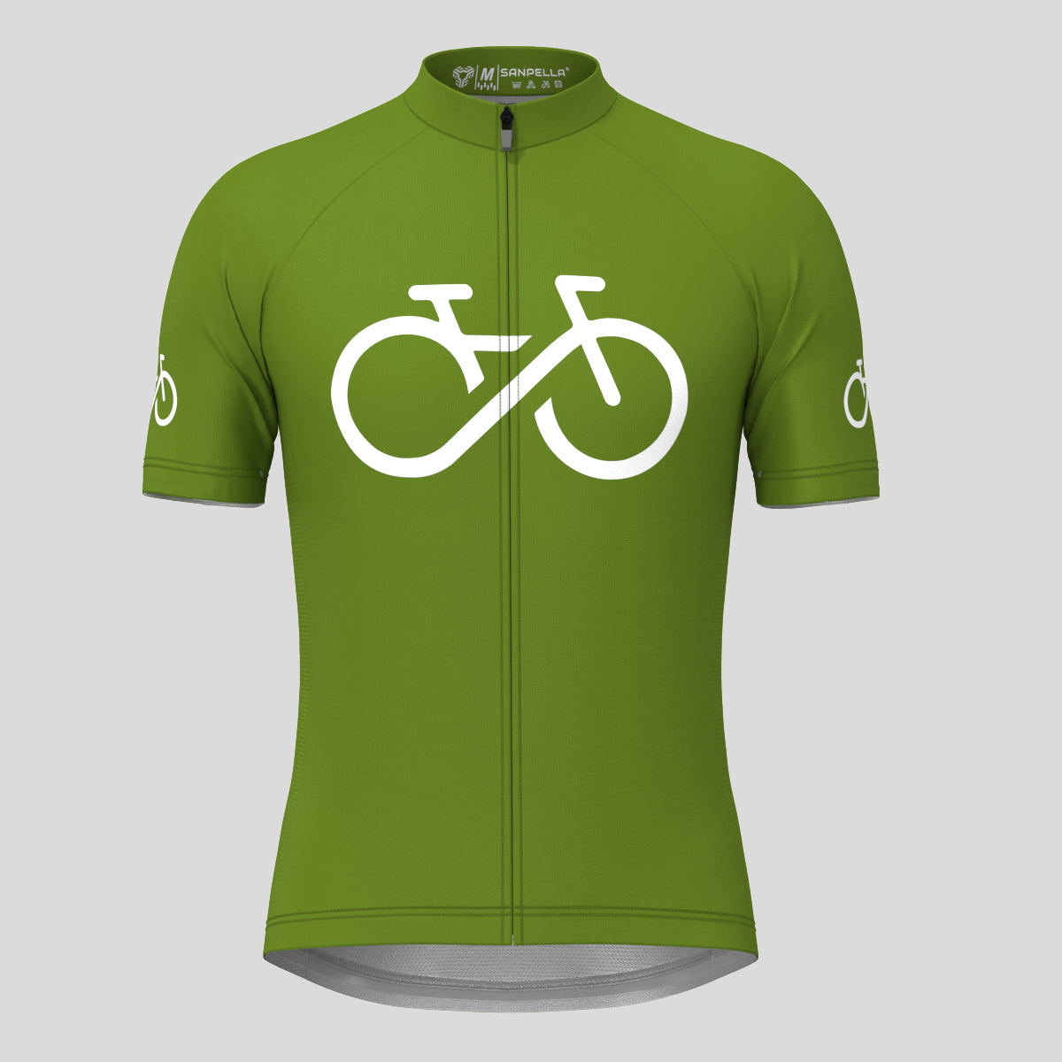 Bike Forever Men's Cycling Jersey -Forest