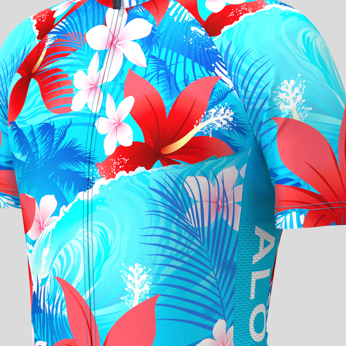 Hawaii Classic Floral Men's Cycling Jersey