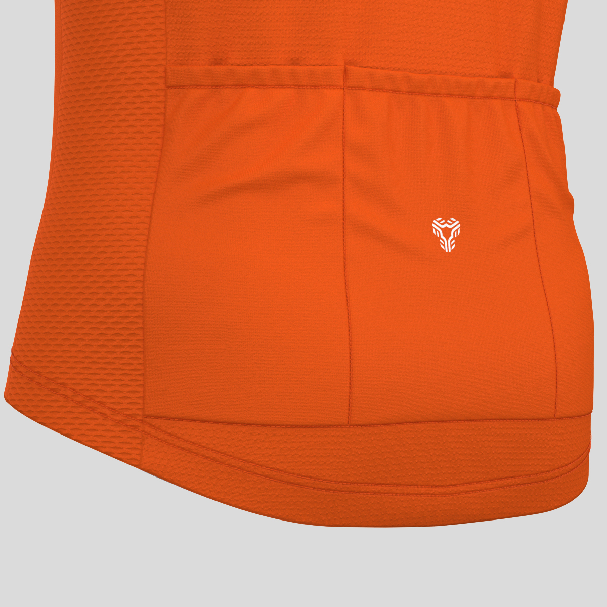 Men's Bike Smile Cycling Jersey - Tangerine