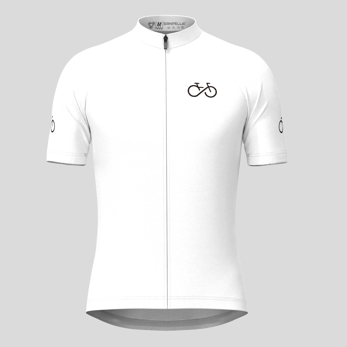 Ride Forever Men's Cycling Jersey -White