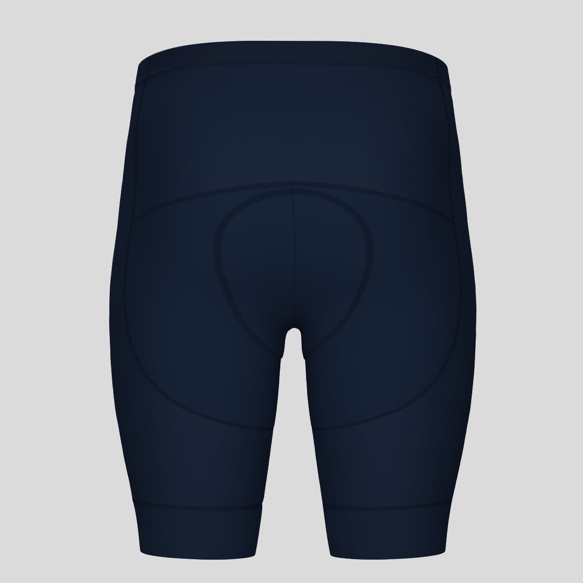 Minimal Solid Men's Cycling Shorts - Navy