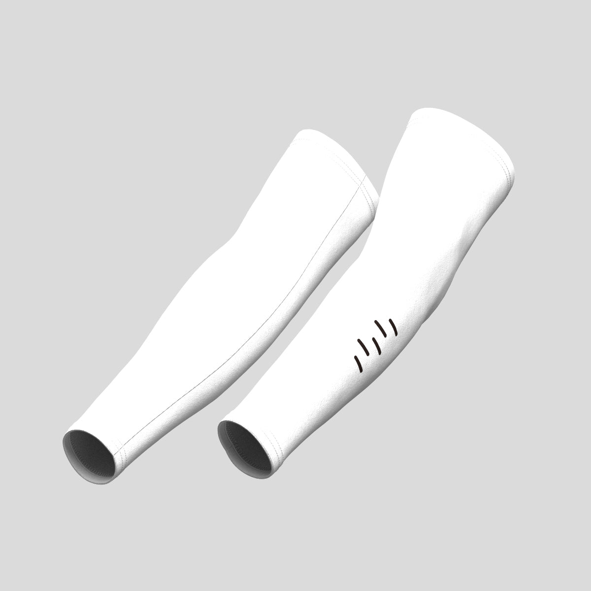 Men's Minimal Solid Arm Warmer - White