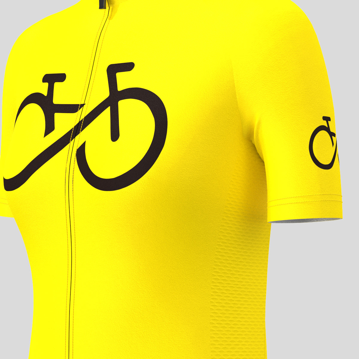 Bike Forever Women's Cycling Jersey - Maize