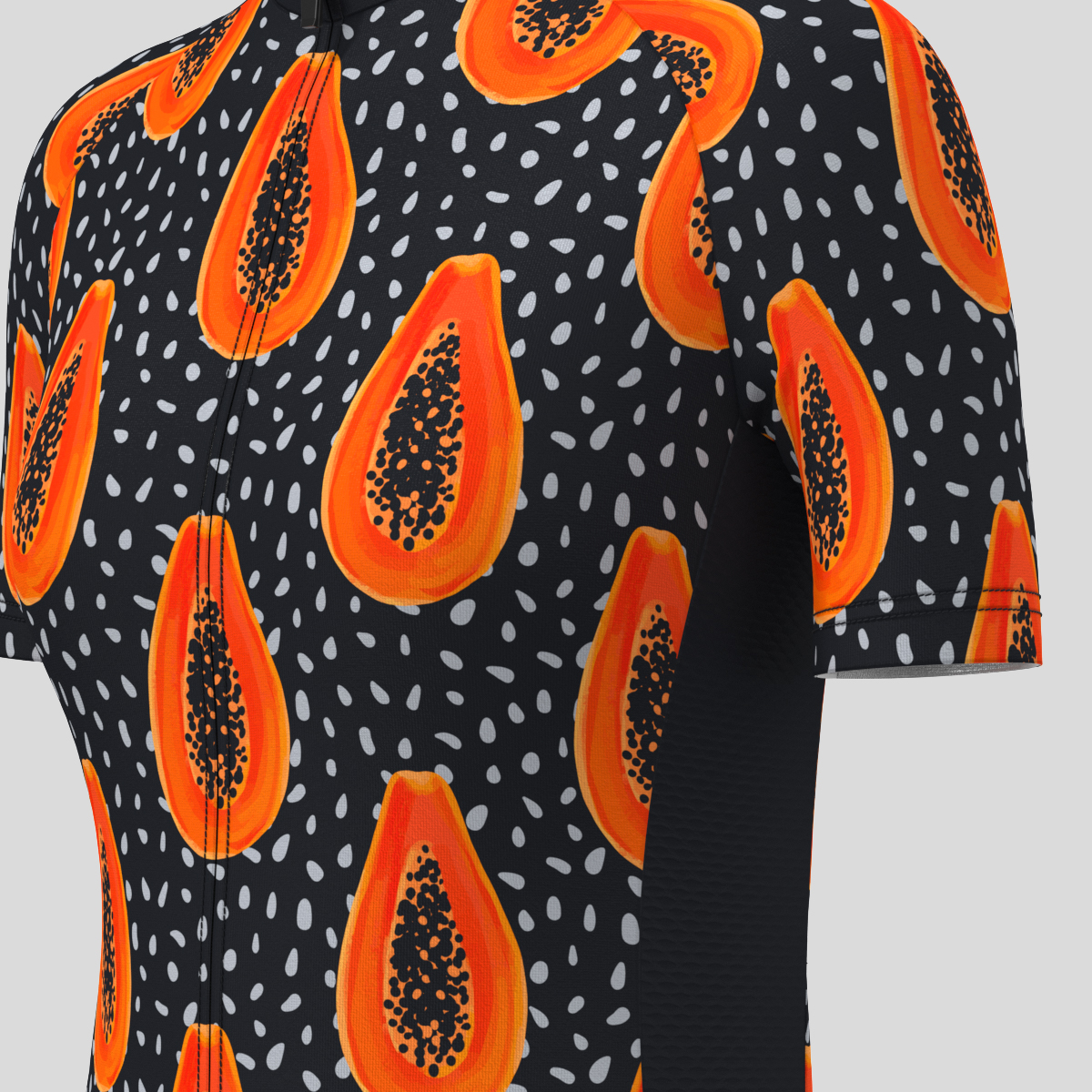 Papaya Women's Cycling Jersey - Black