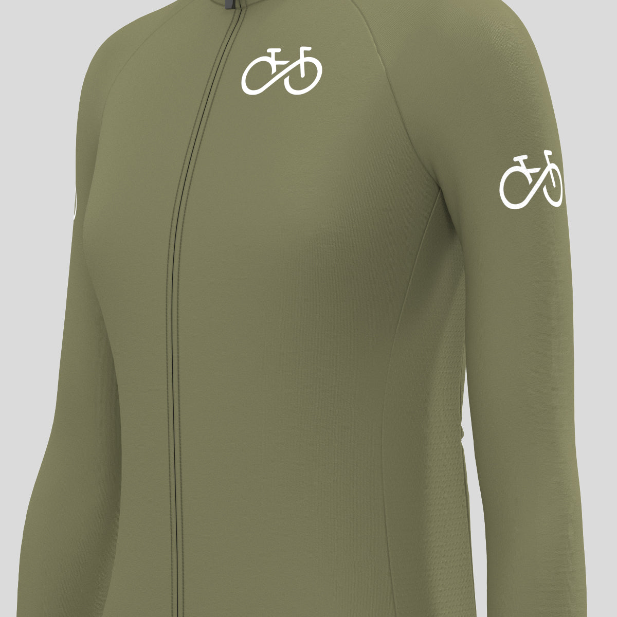 Ride Forever Women's LS Cycling Jersey - Olive
