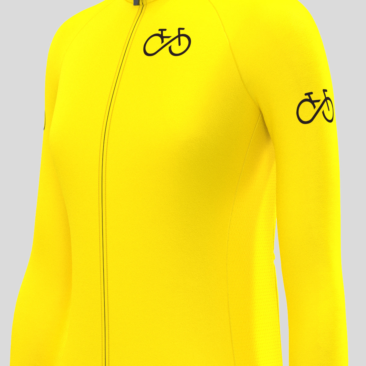 Ride Forever Women's LS Cycling Jersey - Maize