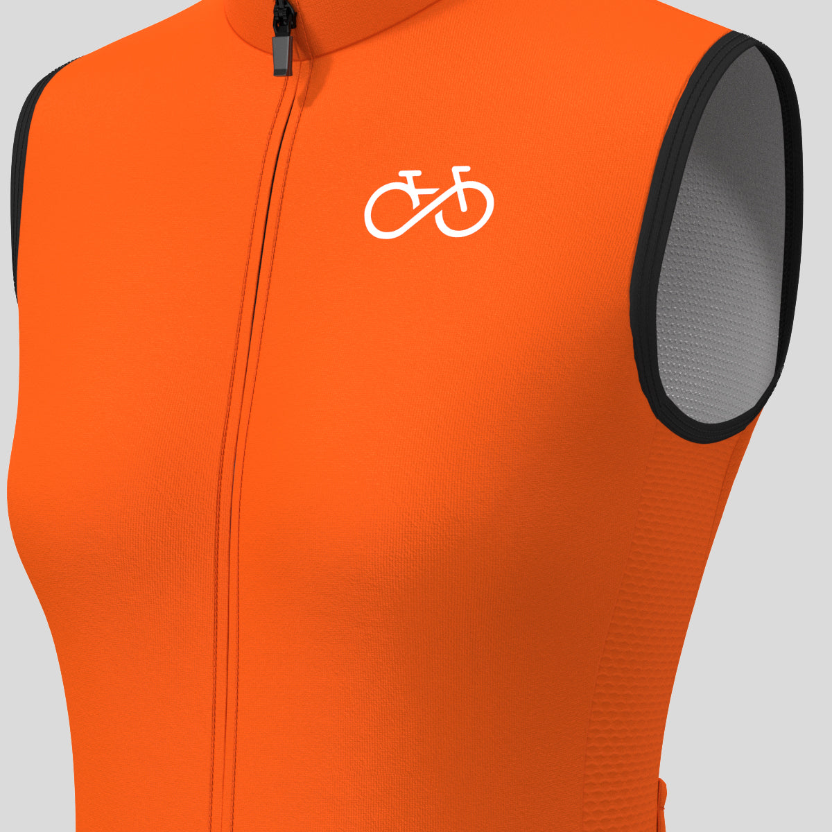 Women's Ride Forever Sleeveless Cycling Jersey - Tangerine