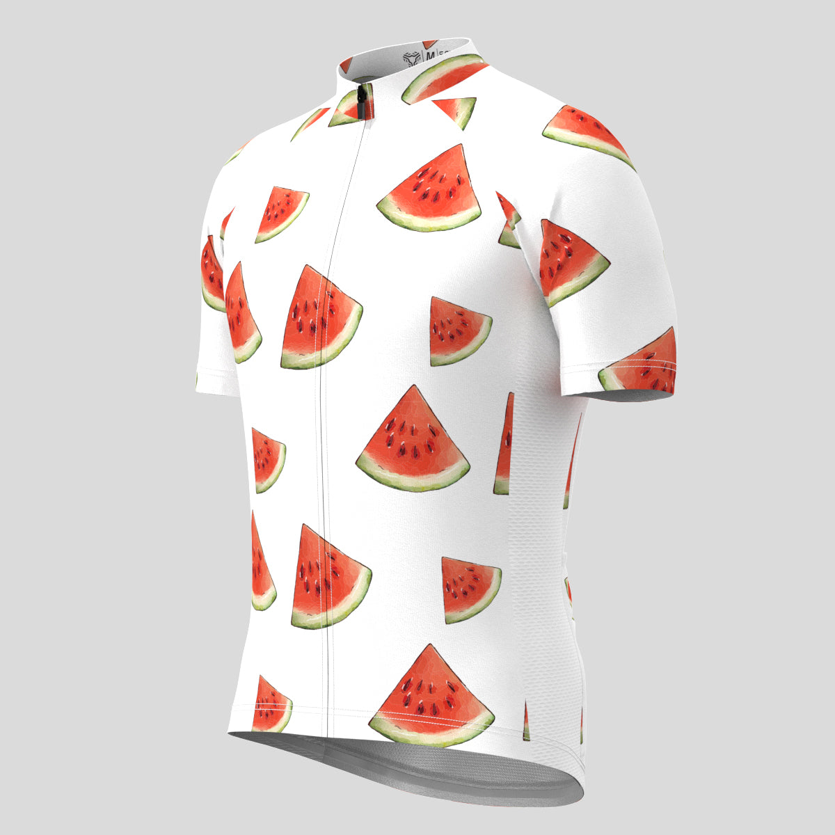 Juicy Summer Watermelon Men's Cycling Jersey - White