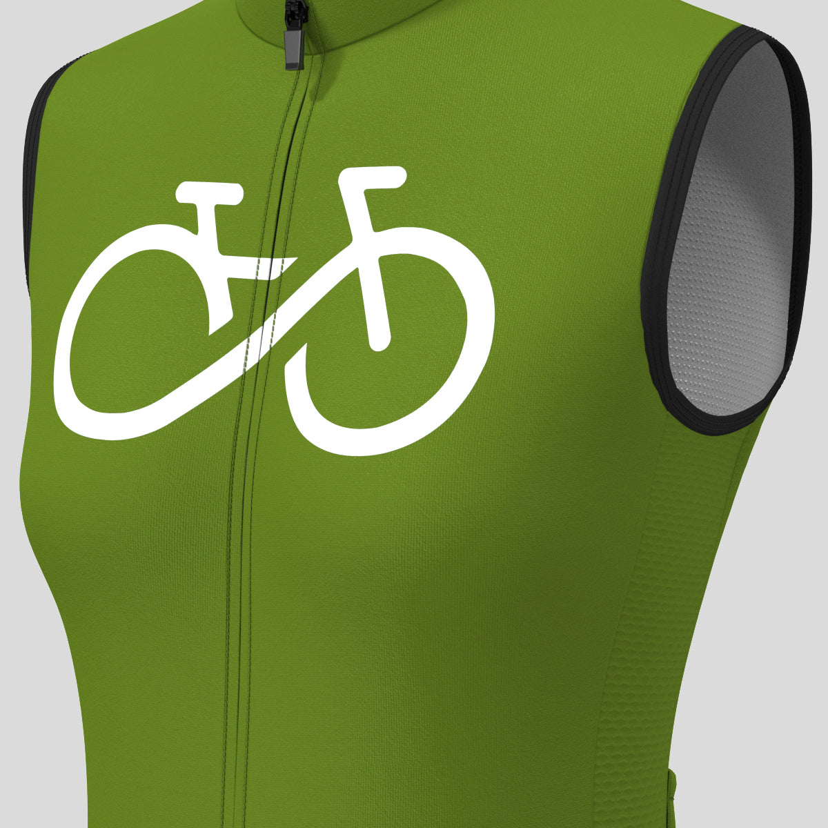 Women's Bike Forever Sleeveless Cycling Jersey - Forest